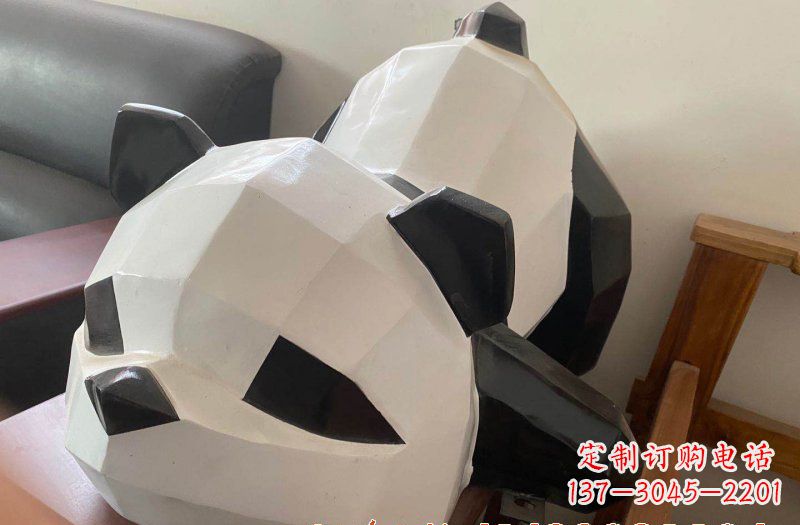 泰安玻璃钢熊猫雕塑
