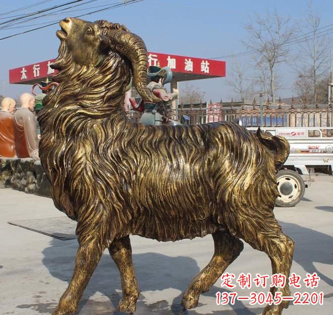 泰安玻璃钢山羊雕塑——让艺术之美绽放