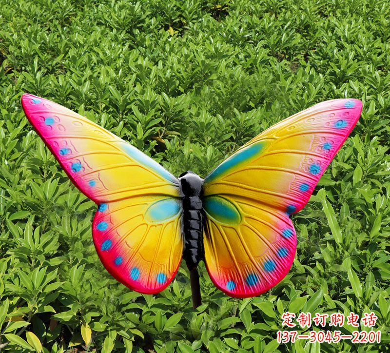 泰安玻璃钢树脂仿真蝴蝶雕塑