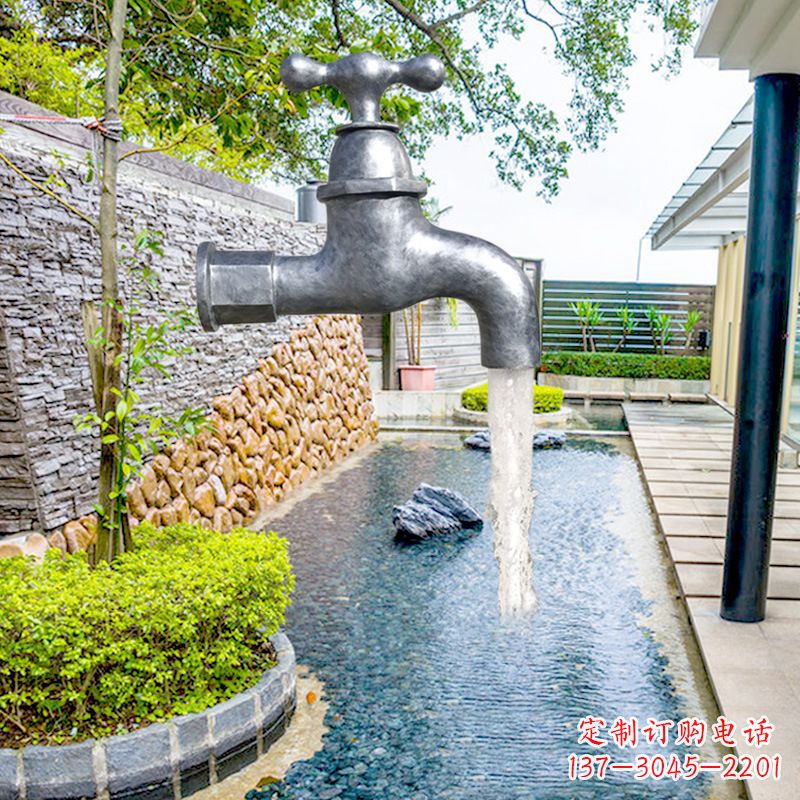 泰安玻璃钢水龙头喷泉