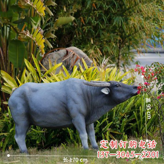 泰安玻璃钢水牛雕塑——象征力量的艺术作品