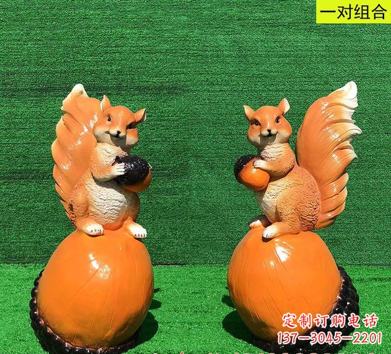 泰安玻璃钢松鼠雕塑艺术精品