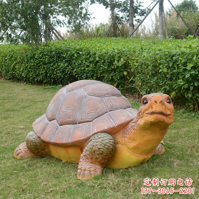 泰安玻璃钢乌龟雕塑一种具有传统文化意义的艺术品