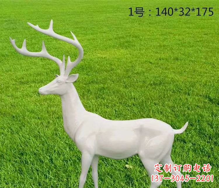 泰安玻璃钢小鹿古朴清新的动物雕塑