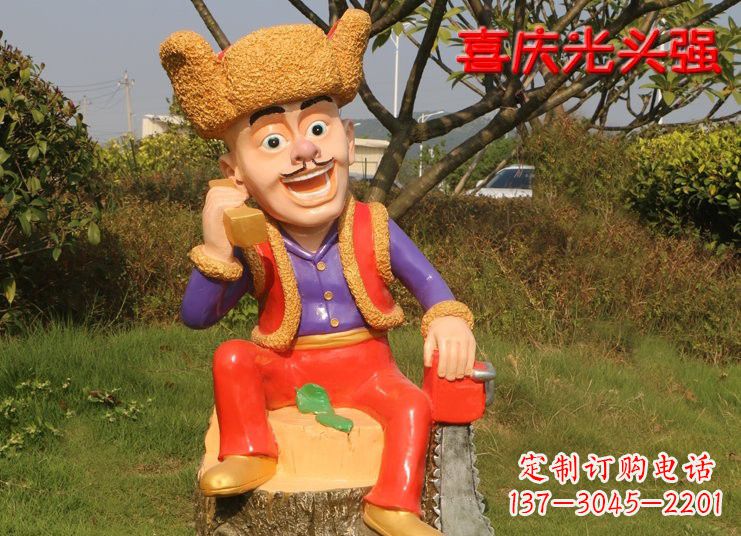 泰安玻璃钢熊大熊二光头强