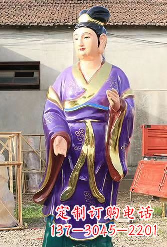 泰安玻璃钢宗教庙宇彩绘八仙神像