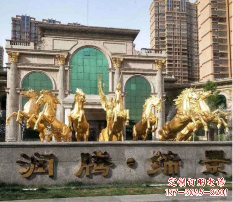 泰安不锈钢阿波罗象征着勇敢与智慧的雕塑
