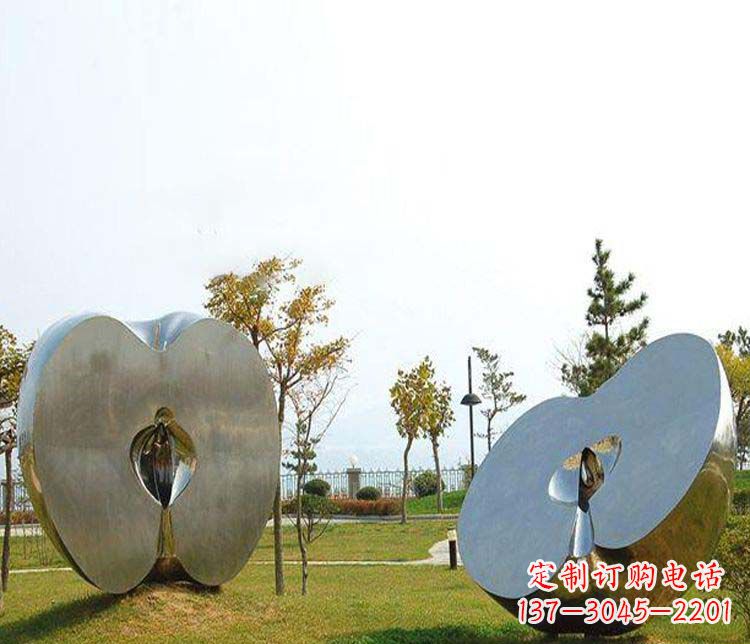 泰安不锈钢雕刻的苹果