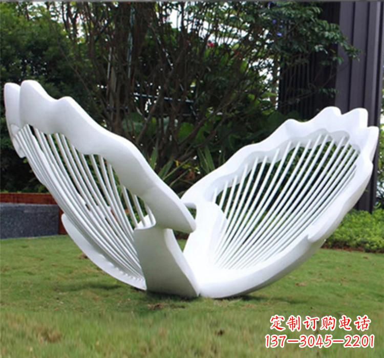 泰安不锈钢贝壳雕塑艺术精品