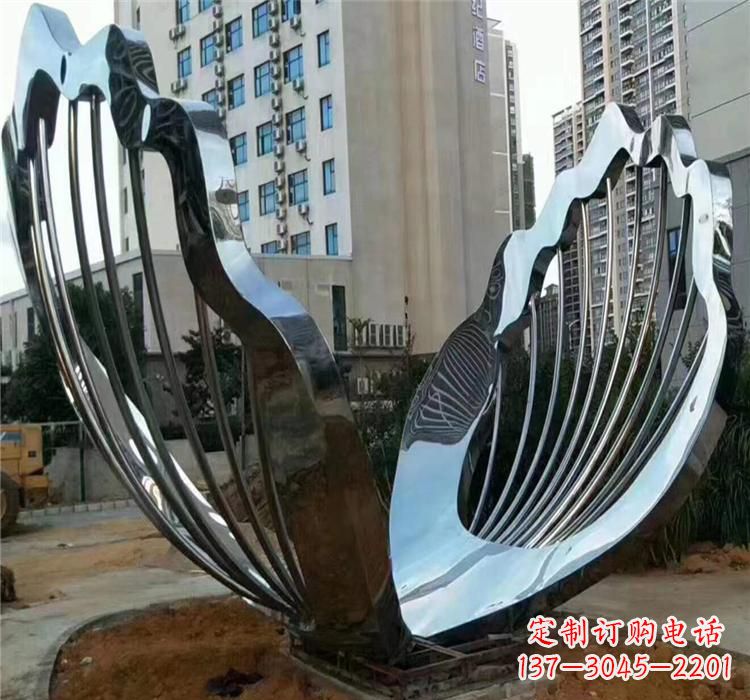 泰安不锈钢贝壳雕塑艺术与自然的完美结合