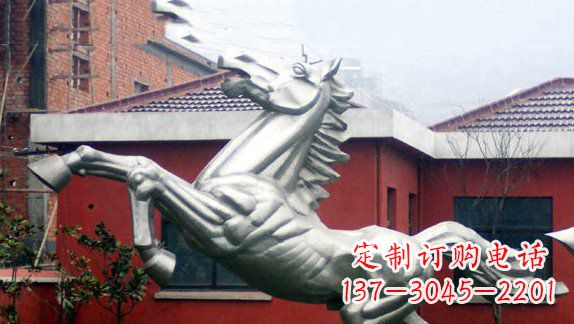 泰安不锈钢奔马雕塑展现力量与美感