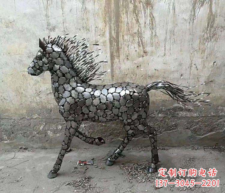 泰安不锈钢奔马雕塑艺术与自由的象征