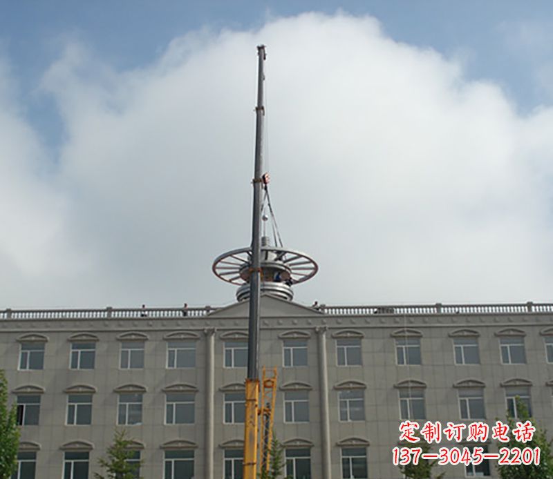 泰安不锈钢避雷针雕塑——安全保护灵感之源