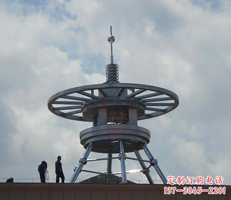 泰安不锈钢避雷针景观雕塑——安全防护与美丽结合