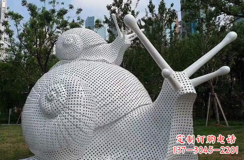 泰安不锈钢蜗牛雕塑把自然美搬进家居