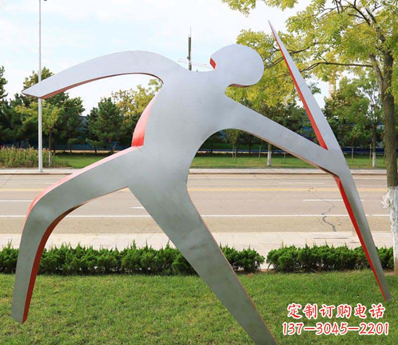 泰安不锈钢标枪雕塑精美的艺术品
