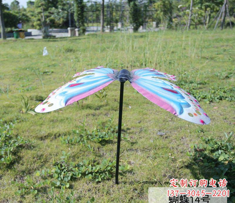 泰安不锈钢彩色蝴蝶雕塑艺术之美