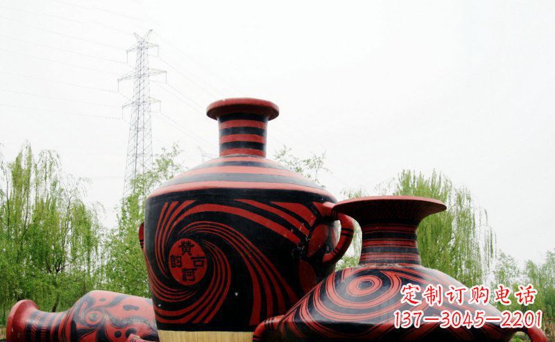 泰安不锈钢彩色花盆雕塑让空间更加精致