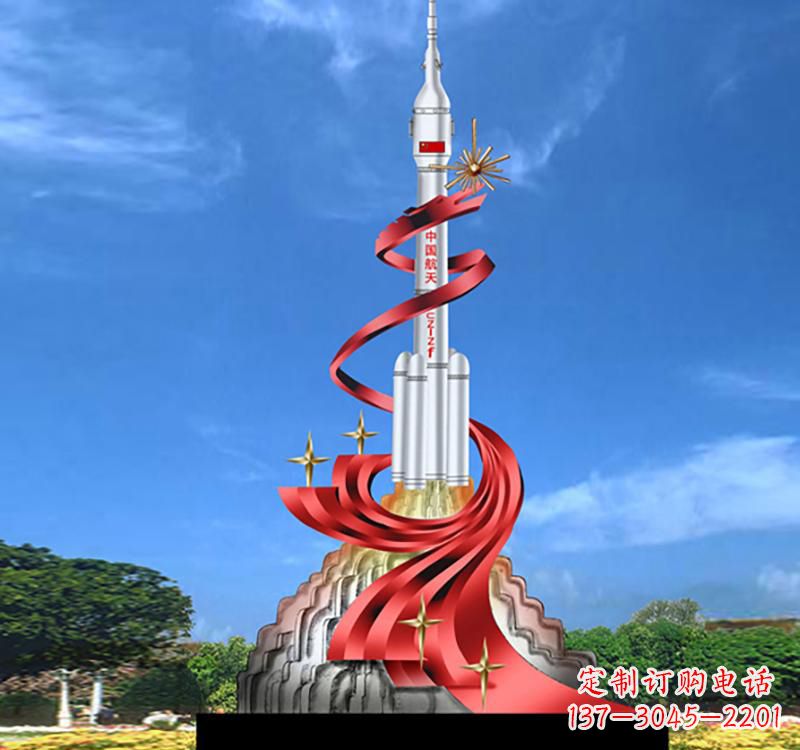 泰安嫦娥飞天——不锈钢嫦娥雕塑