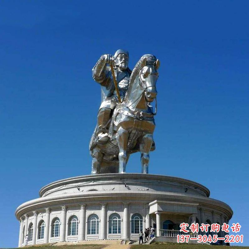 泰安不锈钢成吉思汗雕塑——一座引人入胜的大型雕塑