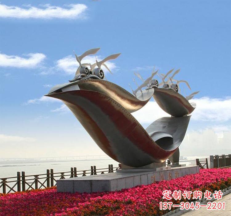 泰安海鸥雕塑——点缀不锈钢城市