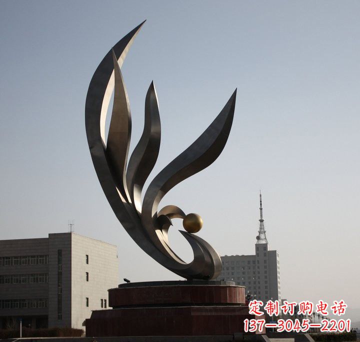 泰安不锈钢凤凰雕塑传承凤凰文化的艺术精品