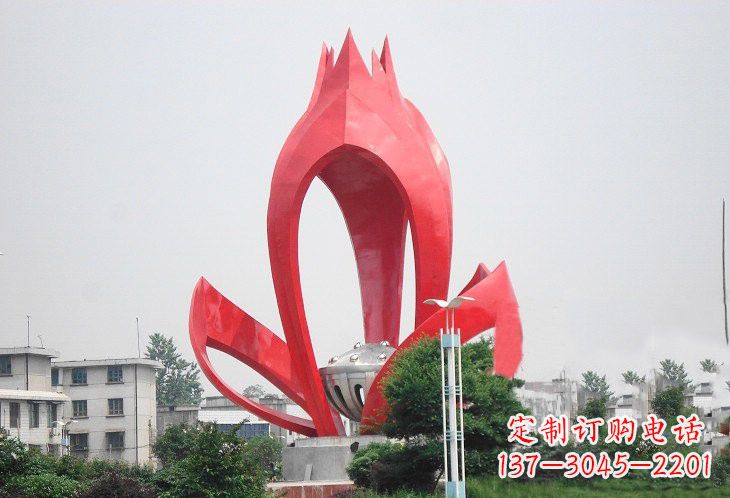 泰安不锈钢莲蓬雕塑——艺术的缩影
