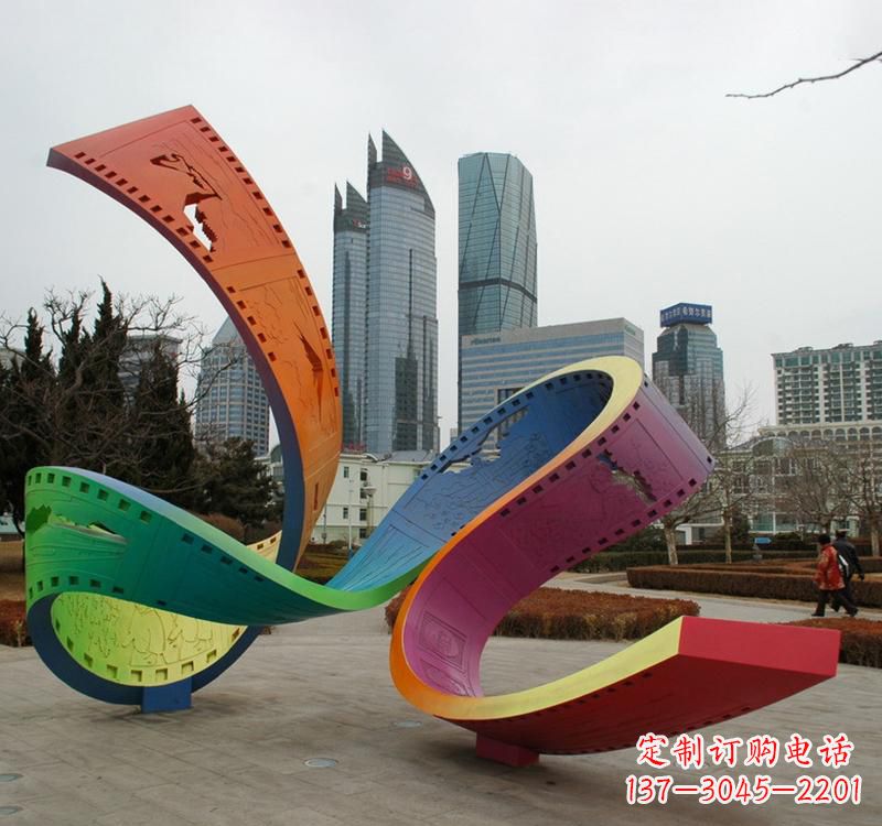 泰安精美的不锈钢城市景观雕塑