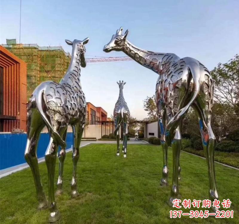 泰安不锈钢城市园林动物雕塑