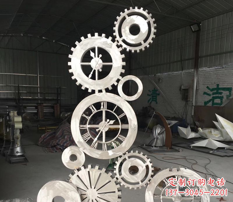 泰安不锈钢齿轮雕塑艺术与科技的完美结合