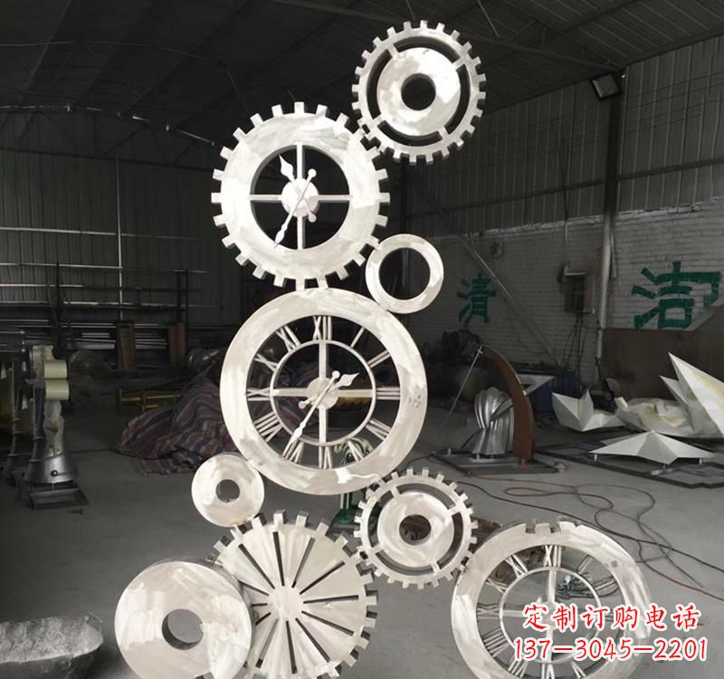 泰安齿轮雕塑精致细腻的艺术品
