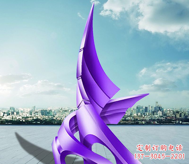 泰安不锈钢船帆雕塑静谧的海洋美景