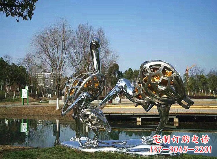 泰安精美非凡的不锈钢丹顶鹤雕塑