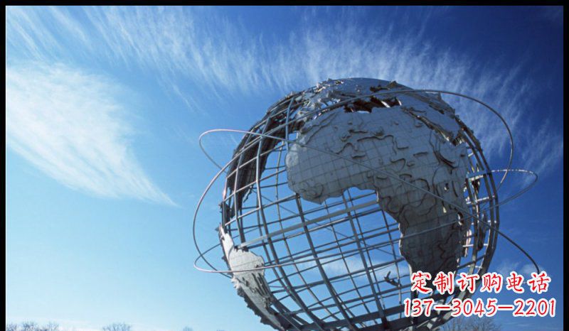 泰安不锈钢制地球雕塑精美的艺术品