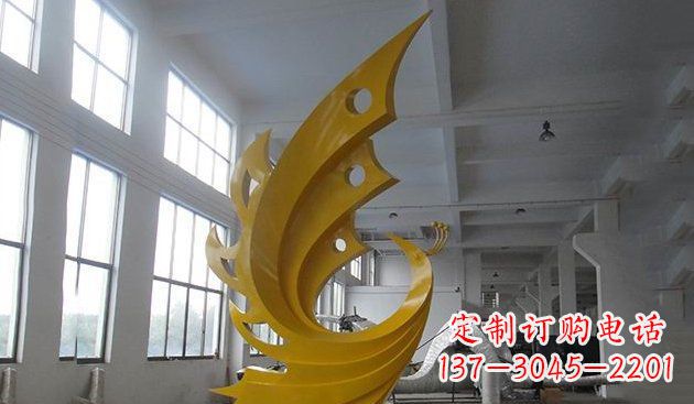 泰安不锈钢凤凰雕塑——给生活添彩