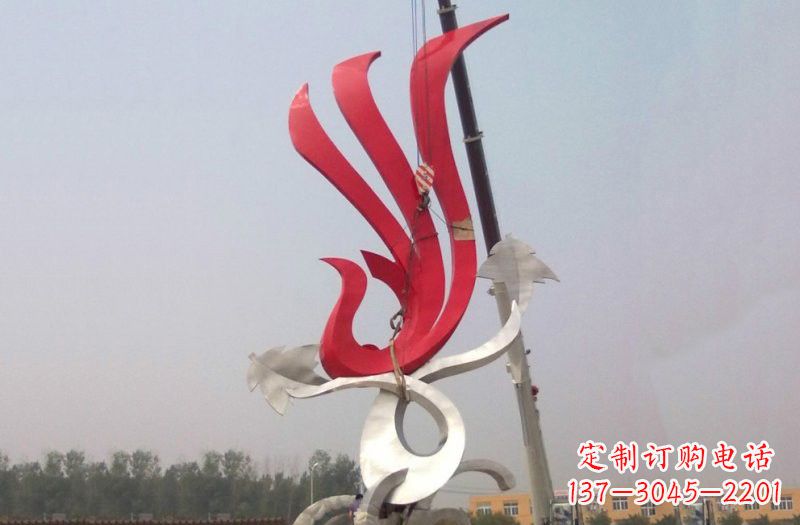 泰安不锈钢凤凰雕塑安装介绍