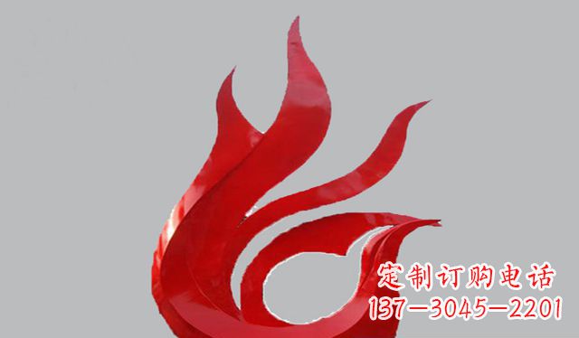 泰安不锈钢凤凰雕塑——传承古代文化之美