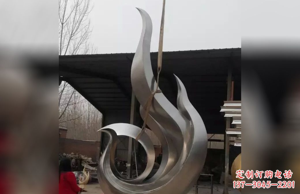 泰安精美不锈钢凤凰雕塑