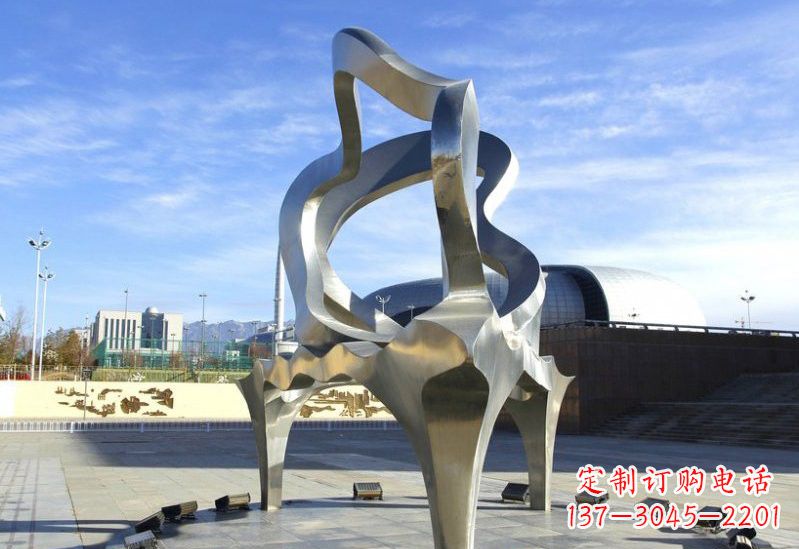 泰安不锈钢钢琴雕塑