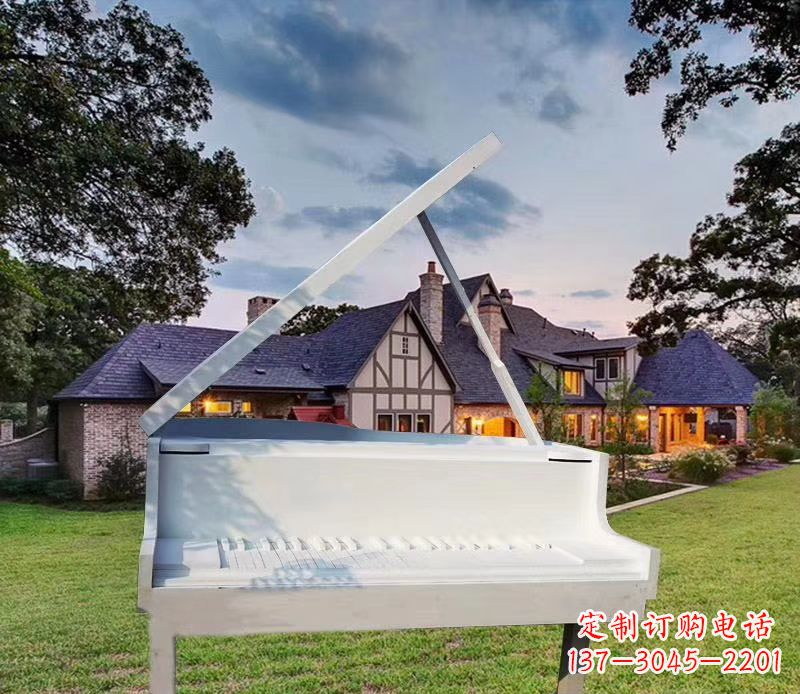 泰安钢琴雕塑——点缀广场景观