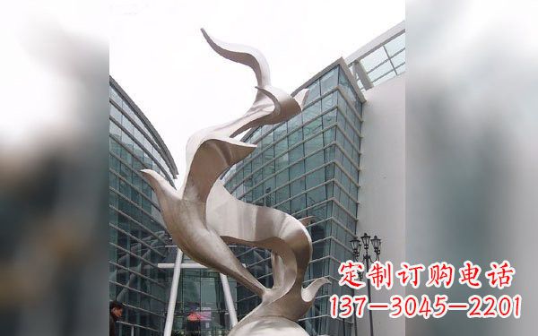 泰安不锈钢鸽子雕塑