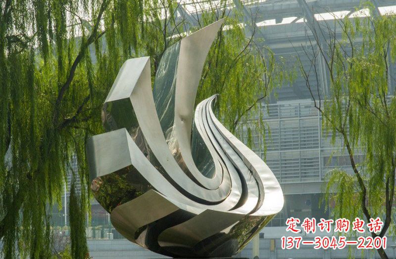 泰安不锈钢和平鸽雕塑象征和平与信仰