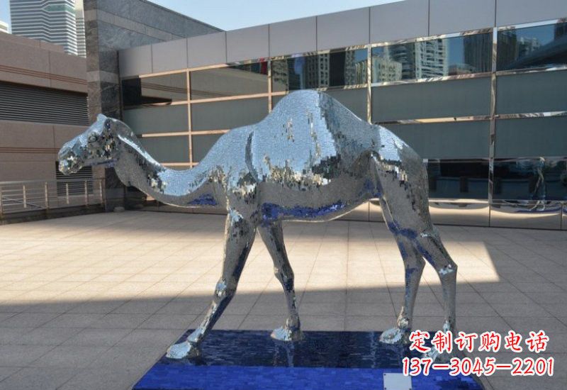 泰安不锈钢骆驼雕塑