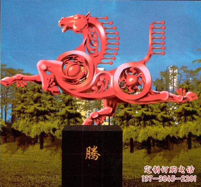 泰安精美不锈钢马雕塑