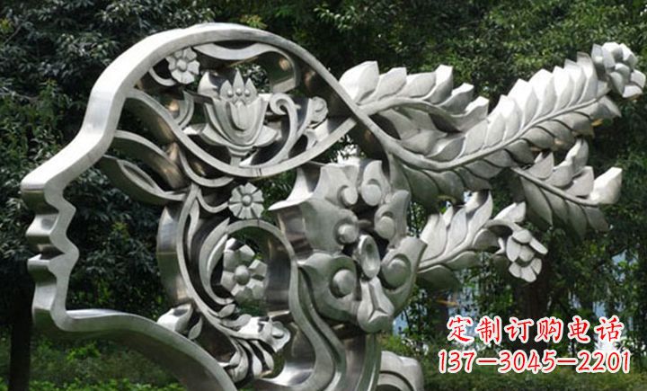 泰安不锈钢头像雕塑——精美绝伦