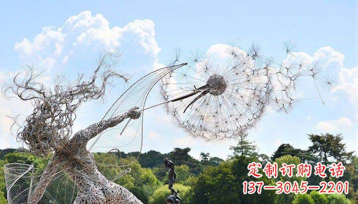 泰安不锈钢蒲公英雕塑