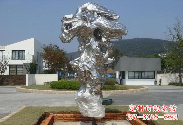 泰安不锈钢太湖石雕塑精美绝伦