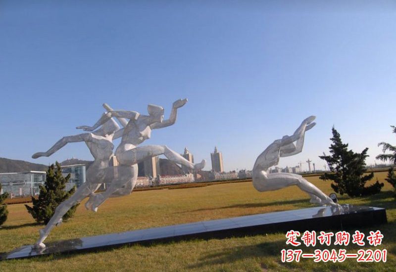 泰安不锈钢运动员雕塑