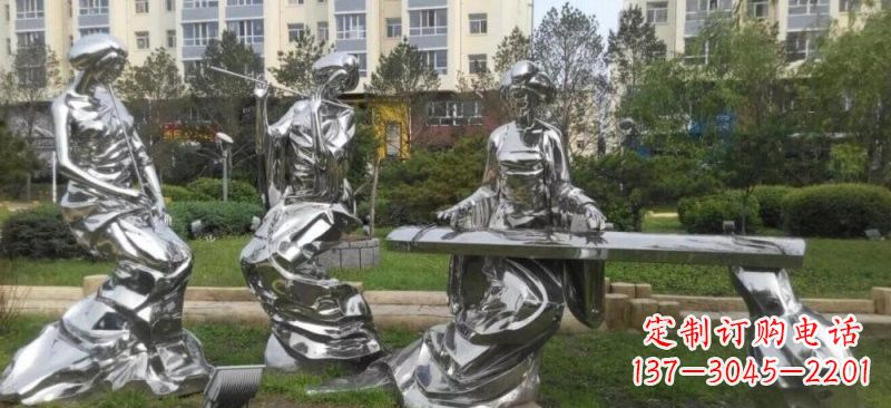 泰安精致的不锈钢美女雕塑