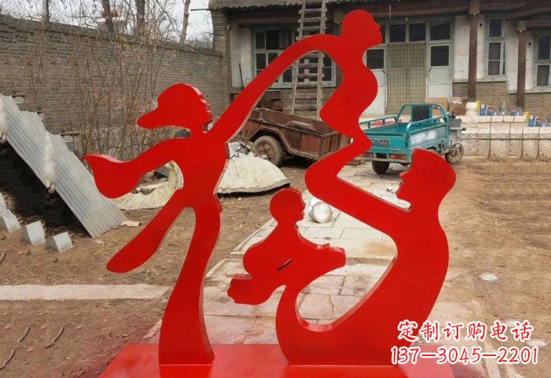 泰安不锈钢福字雕塑给家庭带来更多福气